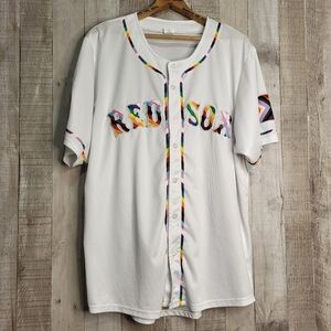 Boston Red Sox Baseball Pride Jersey 2023. Size Large. Unisex
